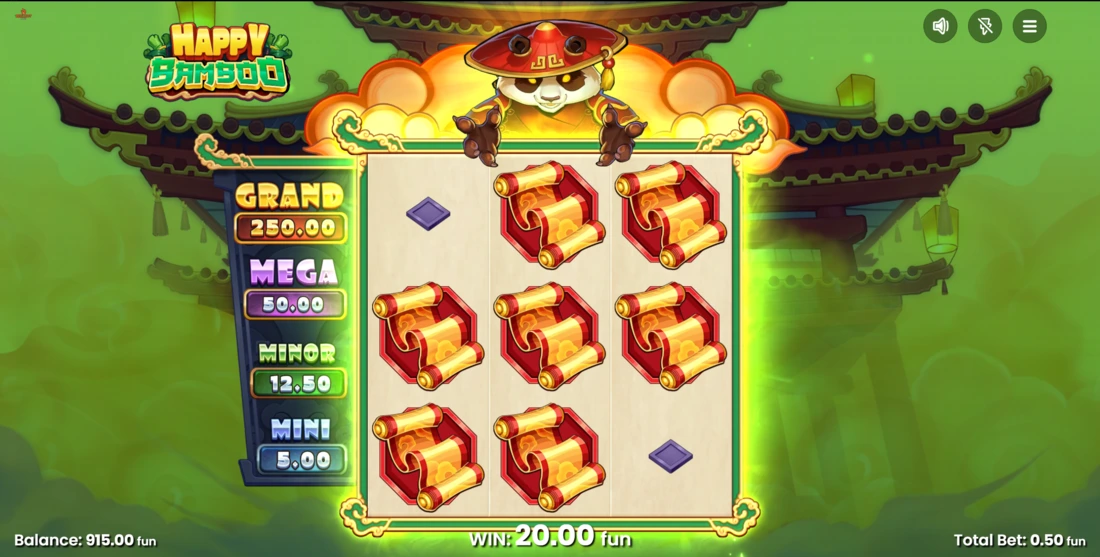 Happy Bamboo Hold and Respin